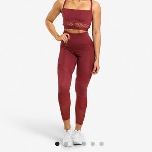 BetterBodies Red High Waisted Leggings M